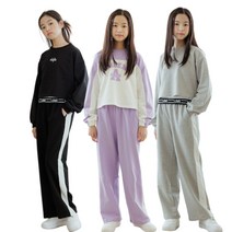 초딩데일리 주니어 여아 10대 중딩 고학년 와이드바지 통바지 트레이닝복 츄리닝