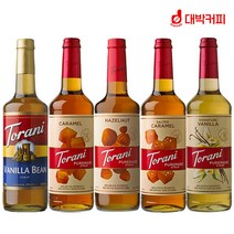 토라니 바닐라 헤이즐넛 카라멜 솔티드 바닐라빈 시럽 750ml, 토라니 카라멜 시럽 750ml