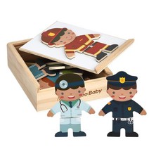 3살유아 24개월아기 자석놀이 재밌는 매칭퍼즐 직업퍼즐 안전한