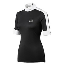 롯데백화점여성 세로 조직감패턴 목크넥 7부 6I45406엘르골프 6I45406 801923