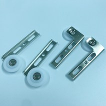 슬라이딩책장 슬라이딩 책장 공간 분리 낮은 틈새 철제 회전가구 슬라이딩 도어 바퀴 옷장 나무 문 7 모, 한개옵션0