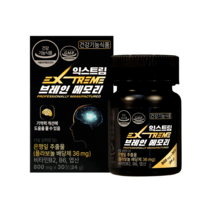 익스트림 뇌&혈행건강 브레인 메모리 800mg X 30정 1박스
