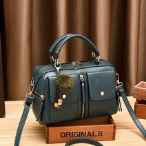 40대 명품 럭셔리 숄더백 여성 Pu 가죽 어깨 가방 레트로 대용량 Crossbody 베개 모양의 멀티 포켓 핸드백 토트