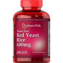 퓨리탄프라이드 홍국밥 600Mg 240개, 1개, 기본