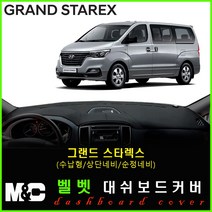 5인승 그랜드스타렉스 대쉬보드커버(2019년) 논슬립 썬커버 햇빛차단/눈부심방지, 벨로아원단+블랙라인+(수납형/상단매립형/순정오디오일체형)
