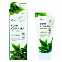 녹차 폼클렌저 180ml 보습 탄력 폼클렌징 버블 민감성 대용량 모공 지성 건성 저자극 여행용 여드름