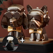 도그독 리본독 [1+1세트] 차량용방향제, (리본독 푸들) 메탈릭블랙X2개, 라일락X2개