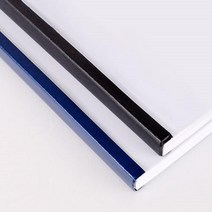 견고한 책등철심커버 열제본표지 36mm 제본세트 가정용제본 가정용제본기 두꺼운서류 종이샘플북 전공책, 검정
