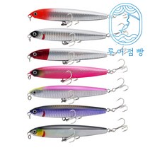 루어점빵 고스트 싱킹 펜슬베이트 배스루어, 24g, F.퍼플