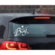 안전 거리 유지 차량 스티커 화이트 20대남성 30대여성