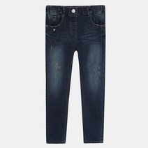 [인디고키즈] 30% 스톤 워싱 스키니 배기 데님 IKTJ218S2