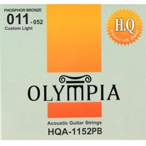 Olympia - HQ Phosphor Bronze Acoustic Custom Light / 어쿠스틱 스트링 011-052 (HQA-1152PB), *, *