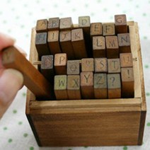 알파벳 대 글자 도장 찍기 스탬프 놀이 게임 스템프, 알파벳 대문자