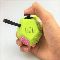 정12면체 스트레스해소 피젯큐브 2세대 키덜트 장난감, 화이트