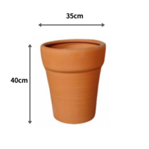 화성토기 대형 토분 플라워 35cmx40cm 화분 국산 수제