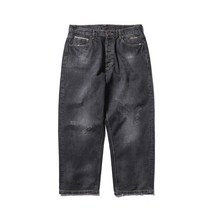 더블탭스 Madness mdns wtaps Shawn Yue Washed Jeans 남성용 트렌디 루스 스트레이트 홀 캐주얼 바지
