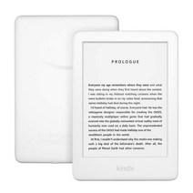 완전히 새로워진 Kindle 블랙 2019 버전 내장형 전면 조명 와이파이 8GB e북 전자잉크 스크린 6 인치 이북리더 e북리더 킨들 전자책리더, 만 전자 책 리더, 8GB White