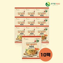 한우물 오리지날 치킨 데리야끼 볶음밥 10봉지, 단품