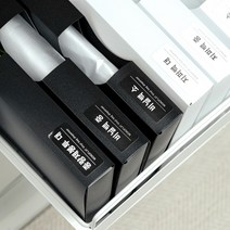 모노플랫 봉투 비닐봉지 정리함, 블랙