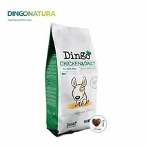 [딩고나투라] 딩고 치킨앤데일리 12KG 대포장 천연재료 어덜트 강아지사료 미디엄브리드 중대형견
