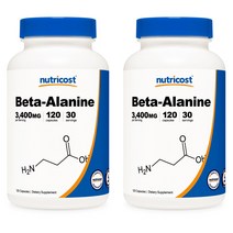 뉴트리코스트 베타-알라닌 3000mg 캡슐, 120개입, 2개