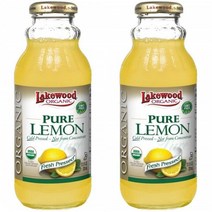 Lakewood Lemon Juice 레이크우드 퓨어 레몬 주스 12.5oz(370ml) 2팩, 370ml