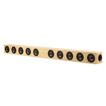 40w 나무 tv soundbar 블루투스 스피커 홈 시어터 시스템 3d 서라운드 사운드 바 subwoofer audio remote control wall mountable, 노란색 사운드바