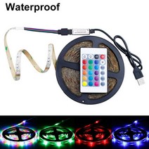 led 스트립 5m 10m 15m 면발광 플렉시블 LED줄 라이트 조명 바 RGB LED 2835 방수 rgb 테이프 5V 리본 다이오드 유연한 스트라이프 램프 USB 플러그 주변, 2년 보증, 3m