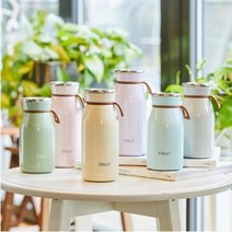 오슬로 밀크 텀블러 350ml 450ml 보온보냉 텀블러, 핑크