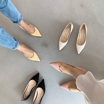 심플리티 데일리 스틸레토 여자 단화 플랫슈즈
