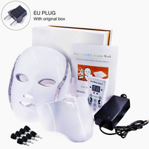 led마스크 LED마스크 마스크기계 led 페이스 마스크 넥 라이트 테라피 7 skin, 나는 상자