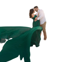 만삭 사진 원피스 긴팔 출산 드레스 레이스 소품 스티칭 메쉬 촬영 드레스