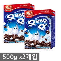 [동서식품] 포스트 오레오 오즈 500g x2개입/포스트/시리얼, 필수선택:4. 코코볼570g x2개입