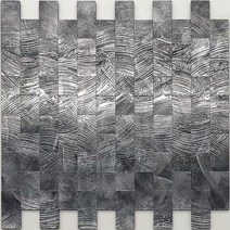 스텐타일 메탈타일 씽크대타일 주방타일 3D 알루미늄 복합 패널 벽 스티커 스테인레스 스틸 자체 접착 주방 방수 모자이크 벽지 30x30cm, 30x30cm 1PCS, 05 MK-05