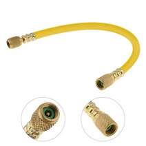 R134A 냉매 측정 호스 게이지 불소 도구 키트 600 ~ 300 PSI 에어컨 파이프 25cm 자동차 충전 액세서리