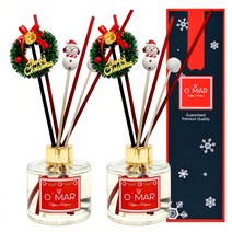 오마르 윈터디퓨저 1+1 크리스마스 디퓨저, D[눈사람타입]1+1-사케(복숭아)