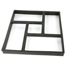 DIY 플라스틱 포장 벽돌 콘크리트 스테핑 돌 시멘트 금형 도로 경로 제조 업체 정원 장식, 02 p