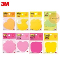 슈퍼스티키_포스트잇_다이컷_노트_모양_3M_강한점착용 1D3B, 4. 별