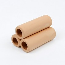 모비딕 수족관 장식용 3공 파이프 황토 TW2202, 4개입