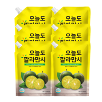 바로푸드 오늘도 깔라만시 원액 1L, 6개