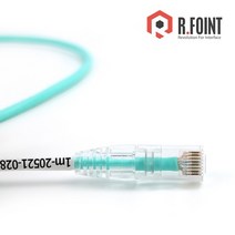 알포인트 CAT6A 슬림타입 UTP 케이블 2m RF-CAT6A02-SD28, 혼합색상, 1개