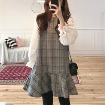 리더스타 당일발송 긴소매원피스 기본핏 여성원피스 원피스 미디원피스