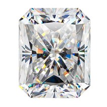 [정품] Radiant Cut D/VVS1 Loose Moissanite Gemstone Size: 6x8mm 2.00-carats DEW