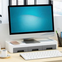 니하오구매대행 모니터 받침대 서랍형 4종, 1단블루