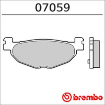 브렘보 04-11 티맥스500 리어 브레이크패드 07059XS