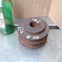 7700 v벨트풀리 풀리 C-2 외경110 내경28 V풀리 중고