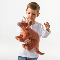 이케아 예텔리크 공룡 봉제인형 트리케라톱스 46cm, 트리케라톱스46cm