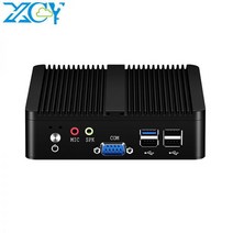 팬리스 라우터 스위칭허브 XCY-팬리스 미니 Pc 인텔 셀러론 J1900 J2900 윈도우즈 10 7 리눅스 씬 클라이언트 미니pc Pfsense 마이크로 2 Lan 포, J1800 2LAN_2G RAM 32G SSD WIFI