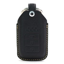 페레노 혼다 어코드 CRV HRV 3버튼 스마트키 가죽케이스 키홀더 PHN01 시빅, 미네르바복스 블랙
