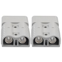 포크리프트 지게차 justech 2pcs 앤더슨 스타일 플러그 커넥터 175a 600v acdc 전동 공구 키트 10 awg 은도금 솔리드 구리 터미널, CHINA, 01 2PCS